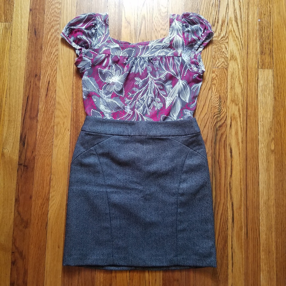 Donating 7/1 - Banana Republic brown mini skirt